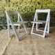 Paire de 2 chaises pliantes made in Italy