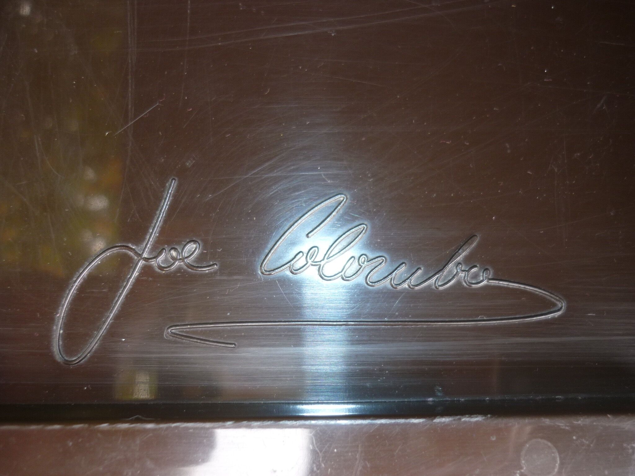 Boby dessert brown design Joe Colombo