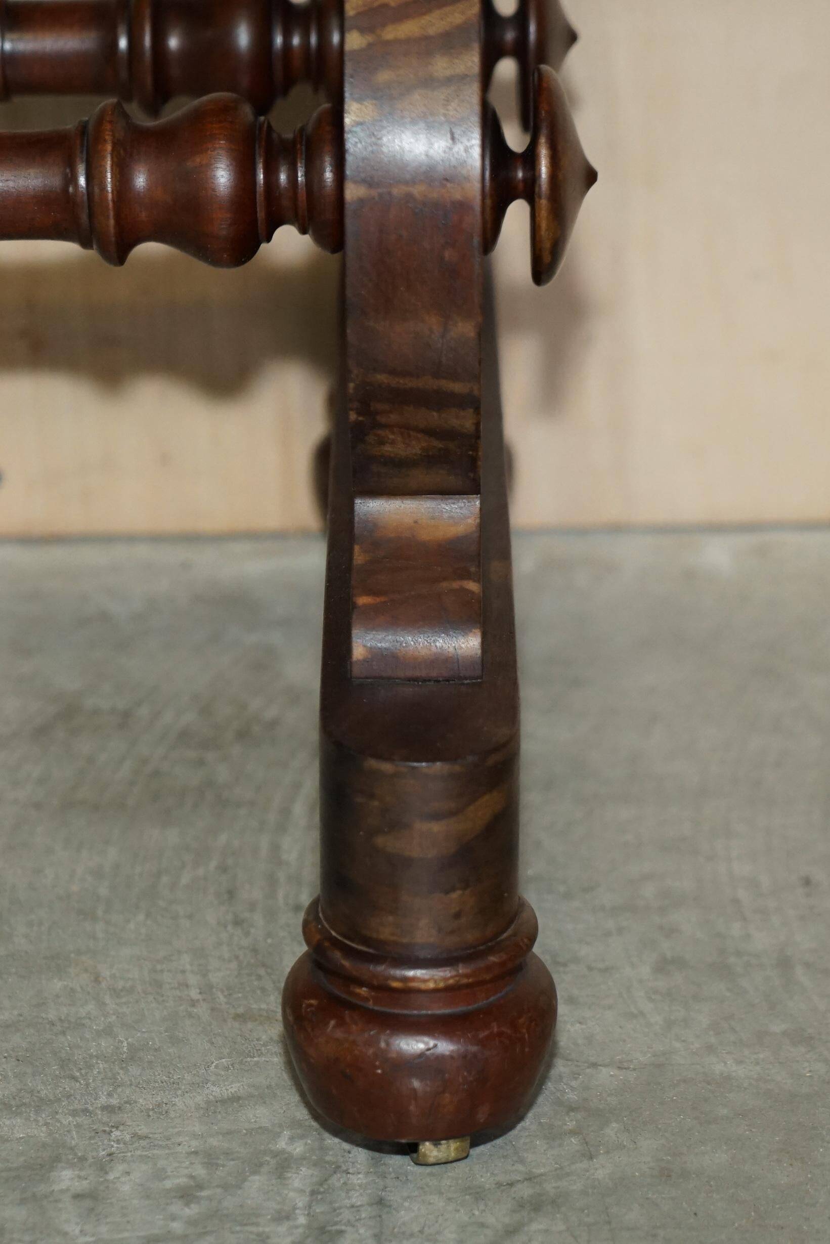 Victorian Chesterfield leather sofa