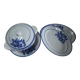 Série de plats Badonviller Fleurs bleues