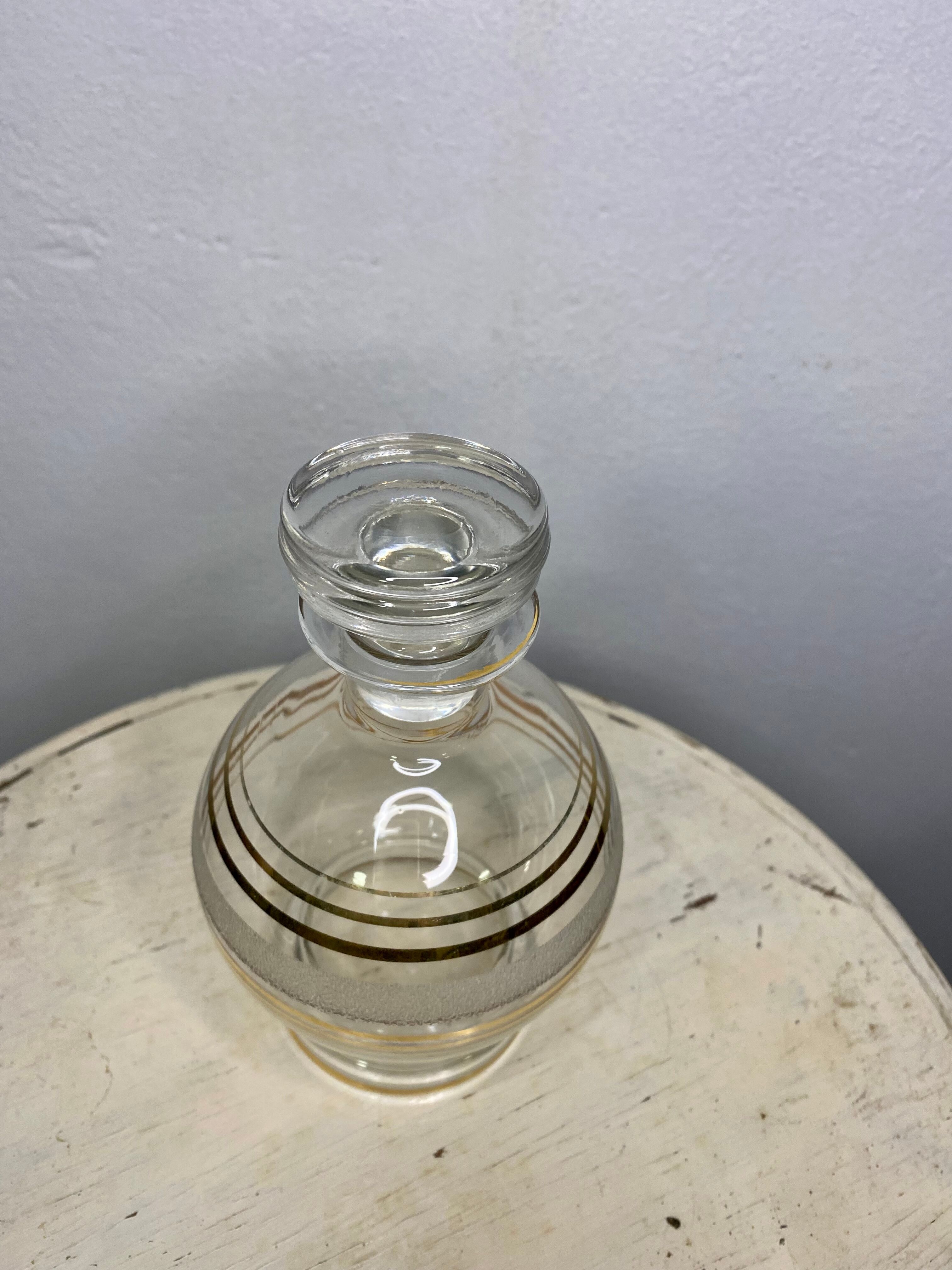 Golden decanter