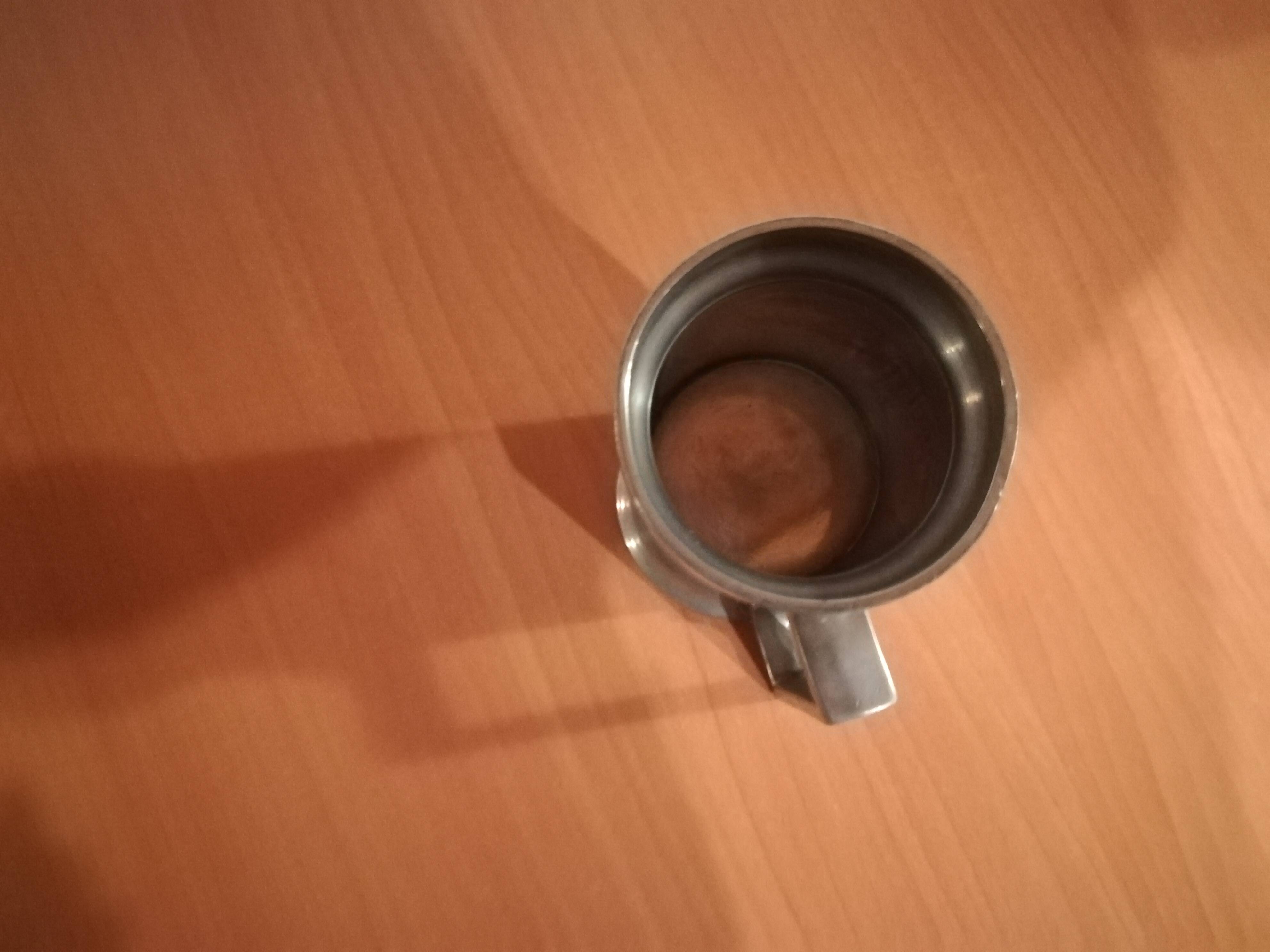 Baby Whiskey double jigger in pewter