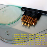 Summer-display, glass, brass, aluminum, 1950/60