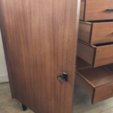 Vintage storage unit 1 door 5 drawers