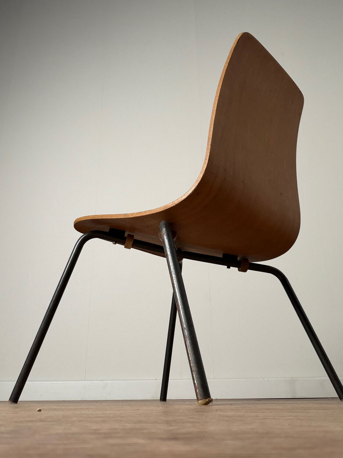 Pair of “Papyrus” chairs attributed to Pierre Guariche, France 1950