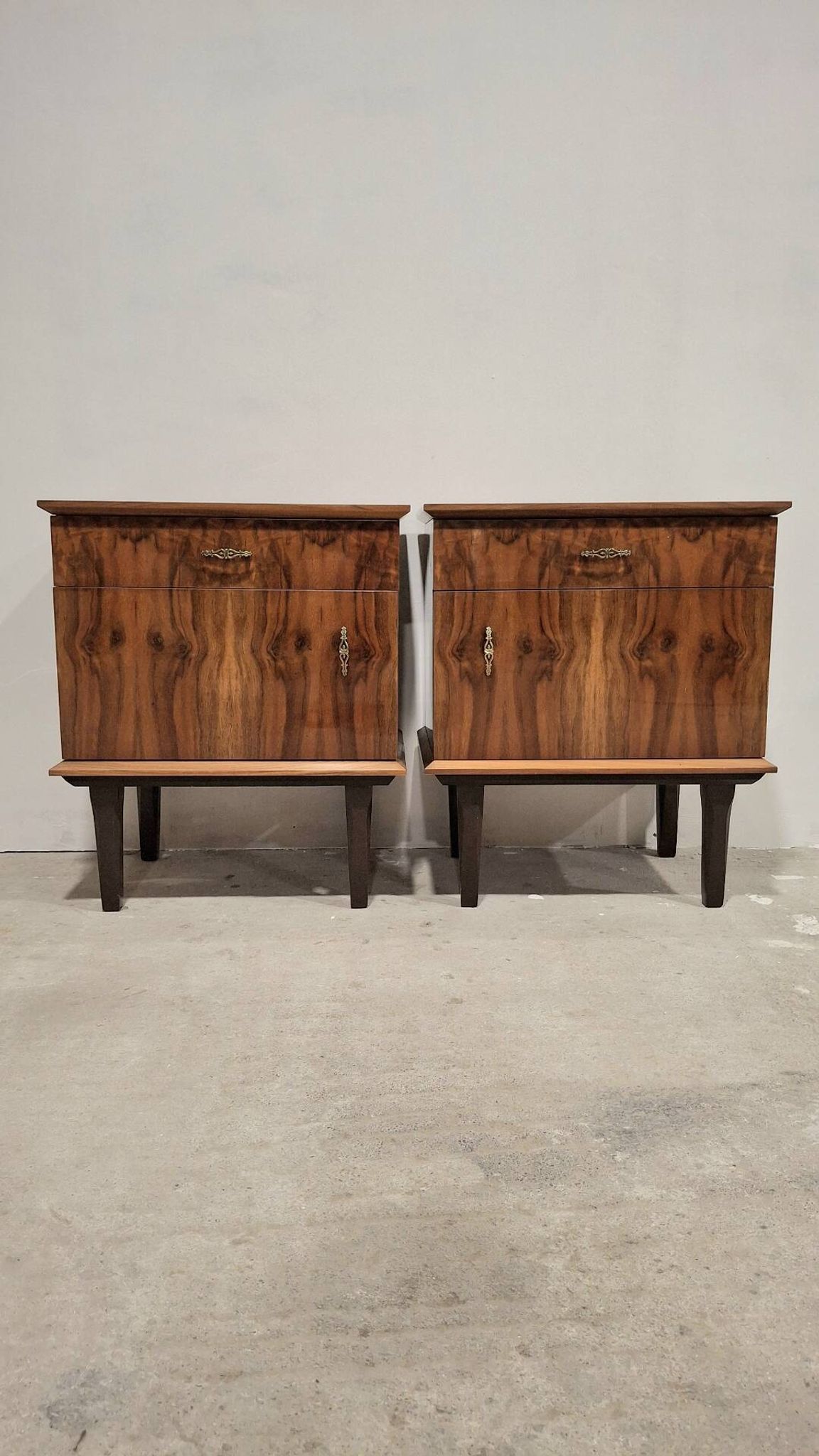 70s Walnut Nightstand