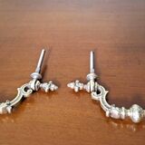 2 gilded bronze handles