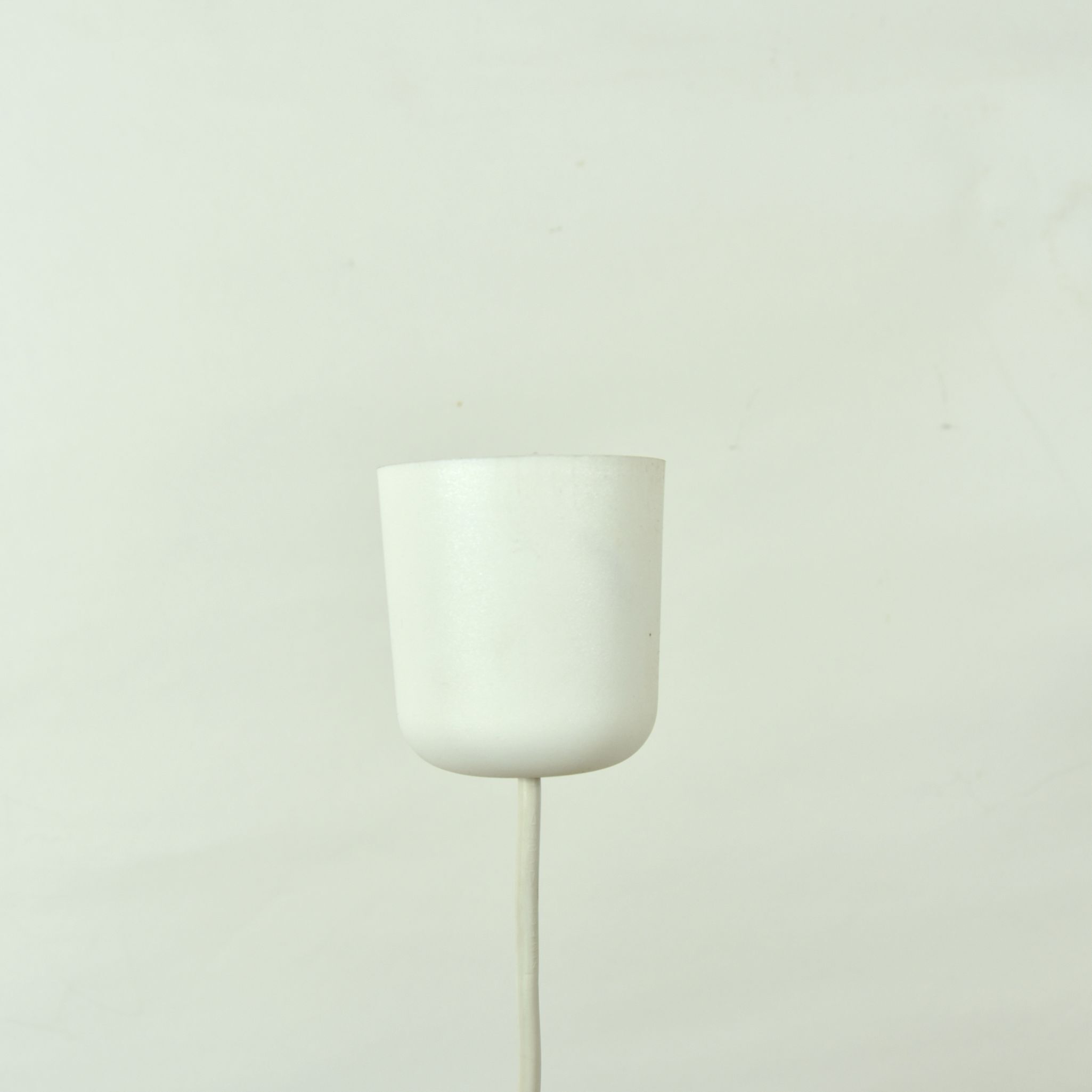 1970s white glass lamshade