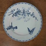 4 assiettes plates Sarreguemines "Carmen"