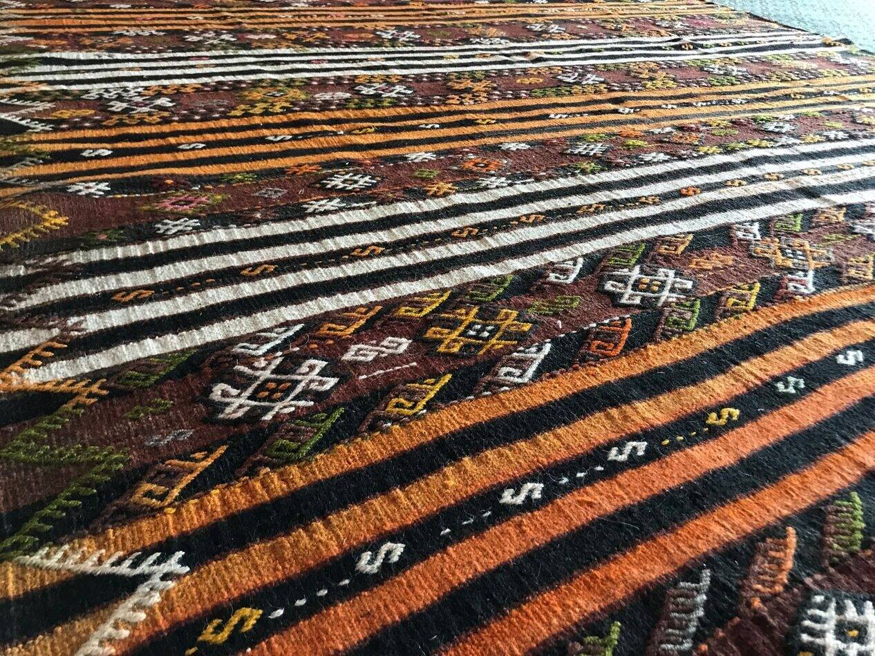 Handmade Oushak Kilim Rug