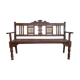 Old "art-deco" teak bench