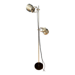 Lampadaire vintage argenté