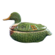 Green duck terrine in a sauce