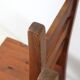 Set of 4 pinewood chairs by Sven Larsson / 1970s / Brutalism / Postmodern design