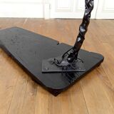 Brutalist sculptural wrought iron Dragon floor lamp, France