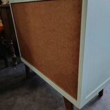 Superb 3-drawer chest of drawers with compass feet