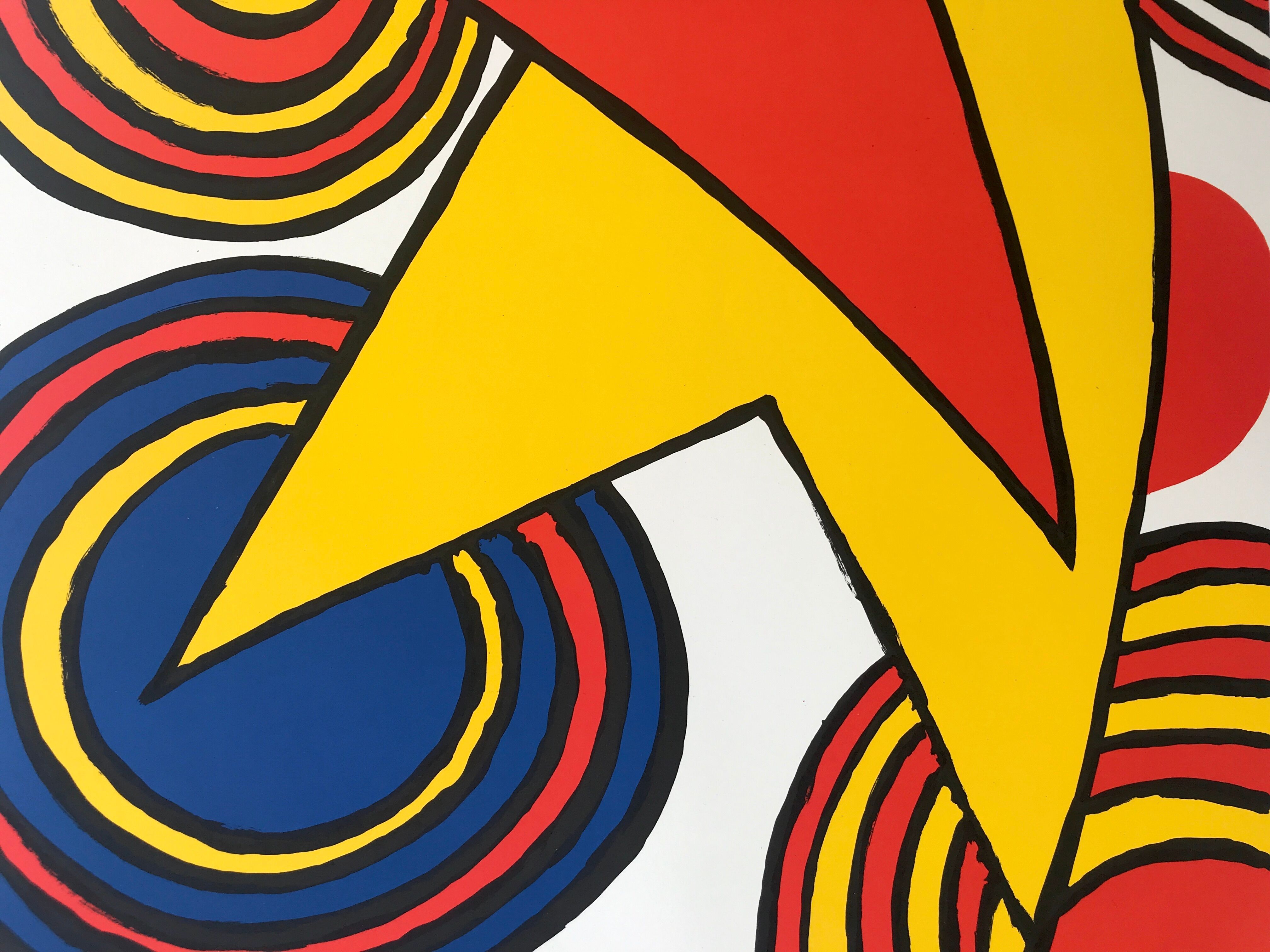 Original lithograph poster by Alexander CALDER, Galerie Maeght, 1973