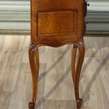 Louis XV bedside table in solid walnut