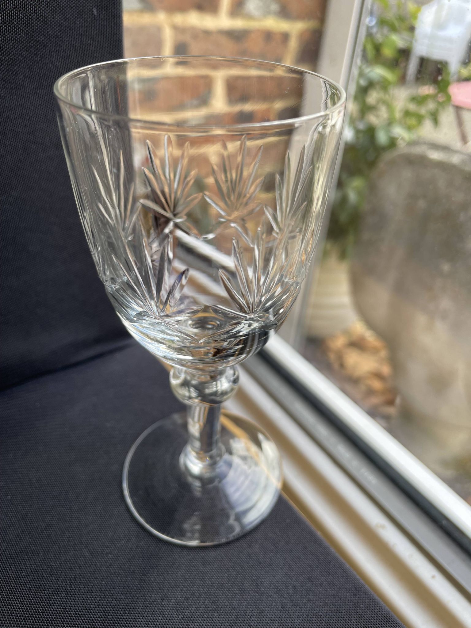 7 verres à porto – Cristal soufflé et taillé