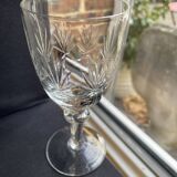 7 port glasses – Blown and cut crystal
