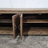 Old low sideboard in Burmese teak