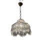 Small Crystal Brass Light Pendant 1960’s