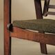 Pair of modernist armchairs in oak, Reconstruction, circa 1940