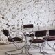 Chrome and smoked glass dining table in the style of Gastone Rinaldi, 1970.