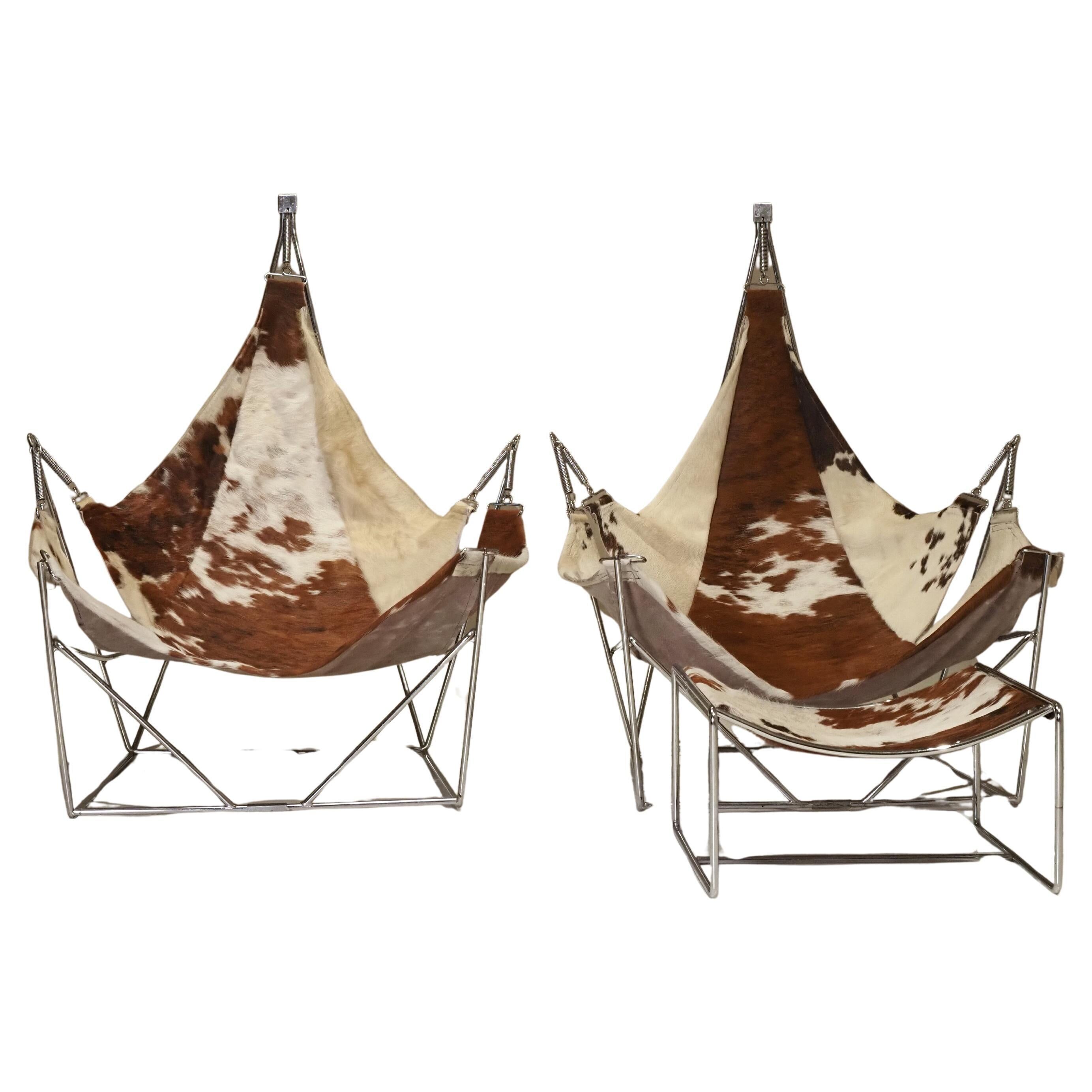 David's deck chairs and hammock by Odile Mir, France 1972