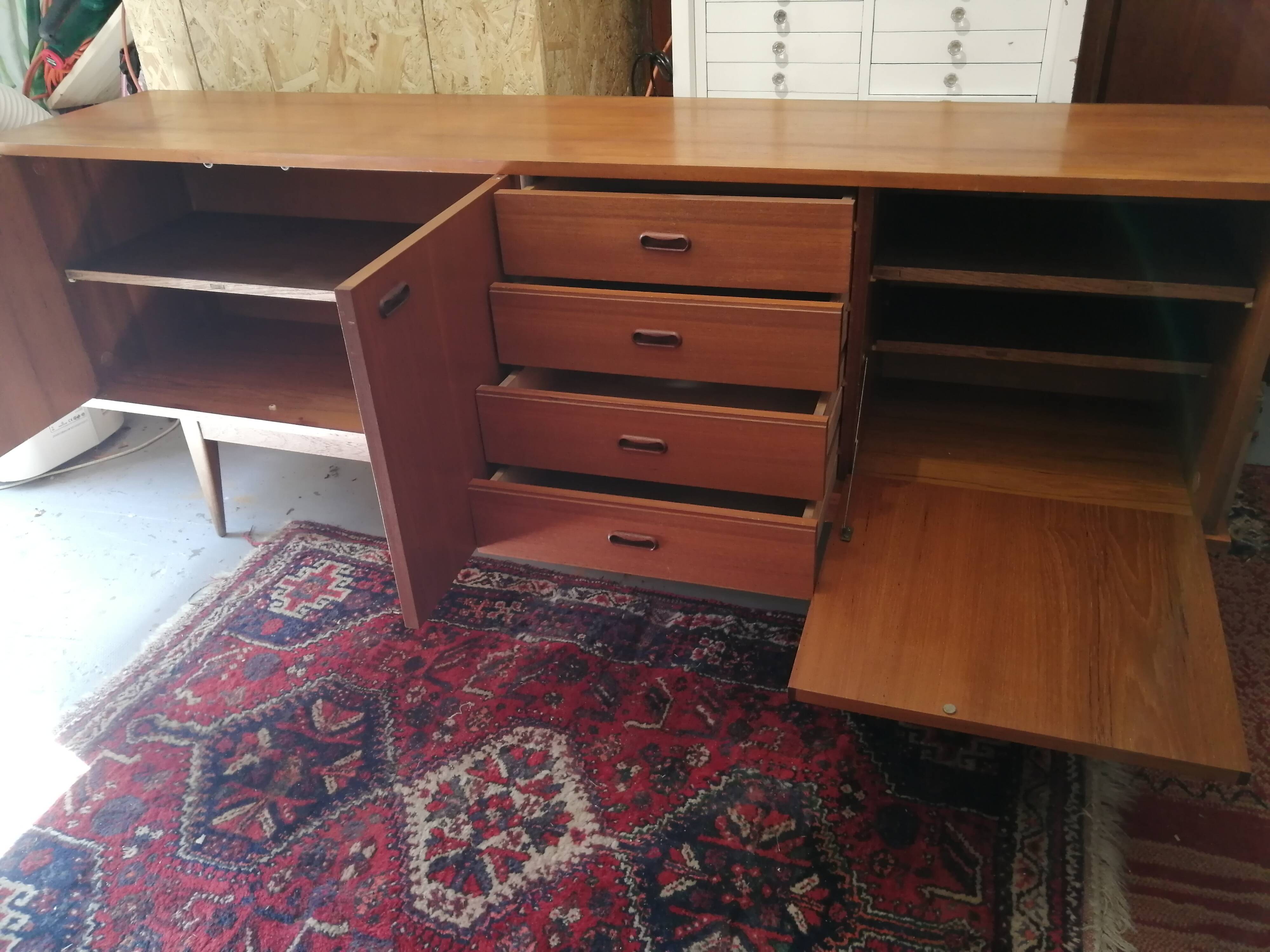 Enfilade scandinave teck années 60