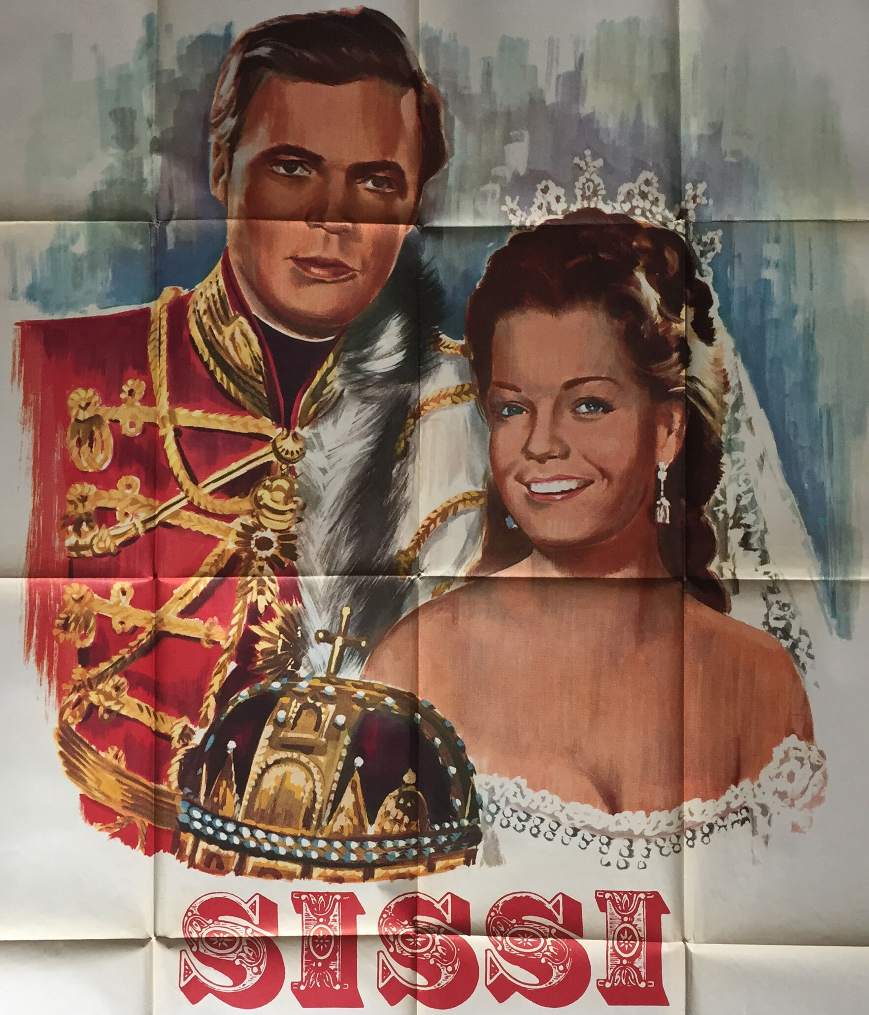 Affiche cinéma "Sissi Impératrice" Romy Schneider 120x160cm 1967