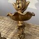 Wall lamp in gilded bronze style Louis XV rocaille with 2 branches