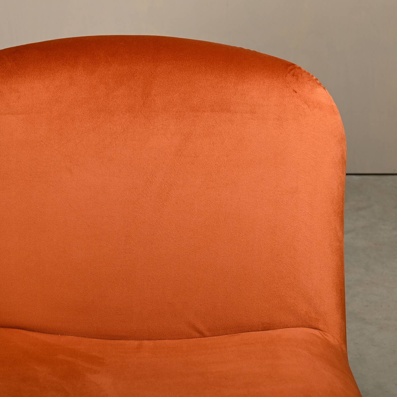 Giancarlo Piretti Alky Lounge Chair in Autumn Velvet for Anonima Castelli, Italy