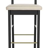 Tabouret Cannage Red Edition noir