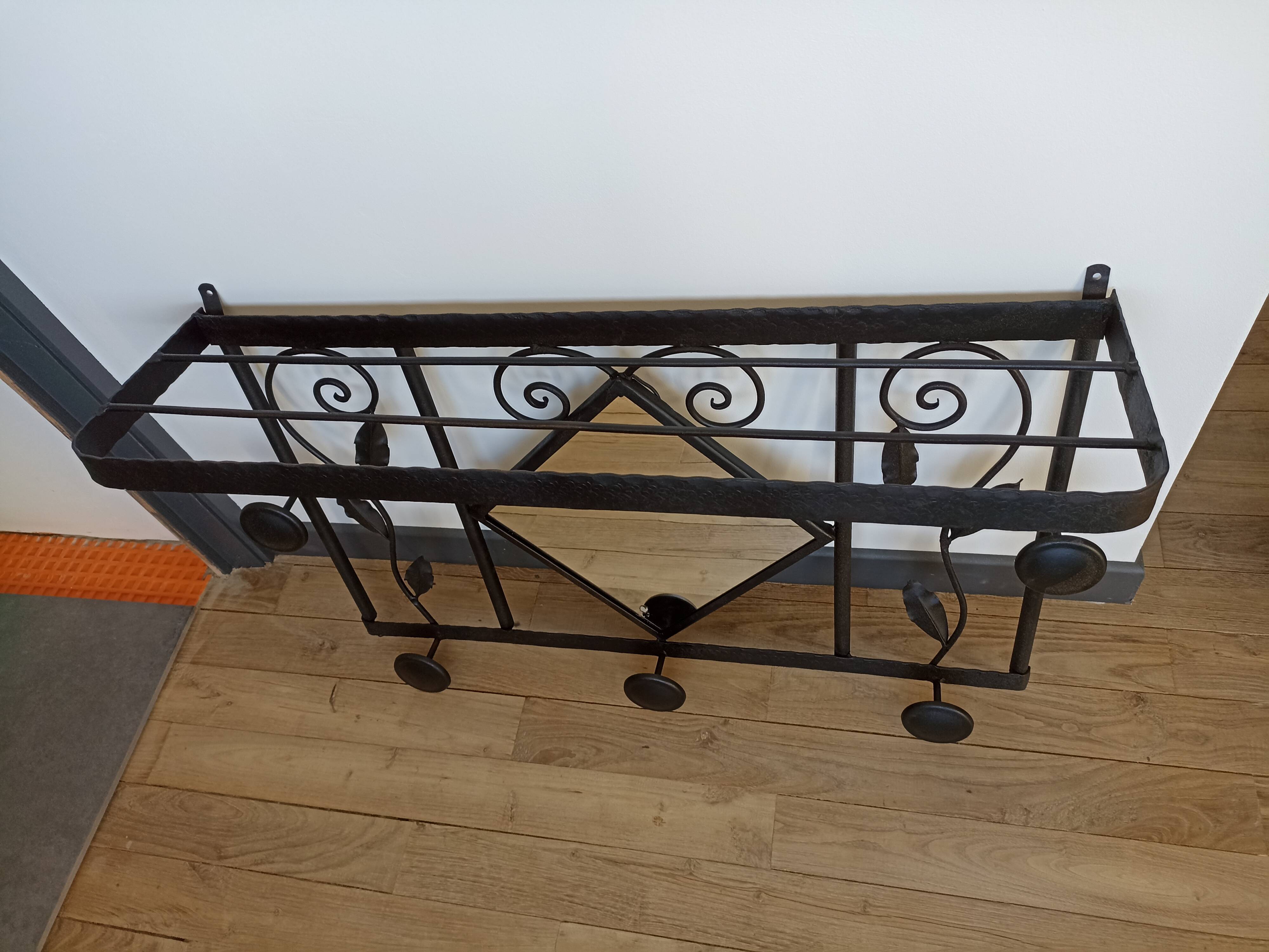 Mirror art deco wrought iron