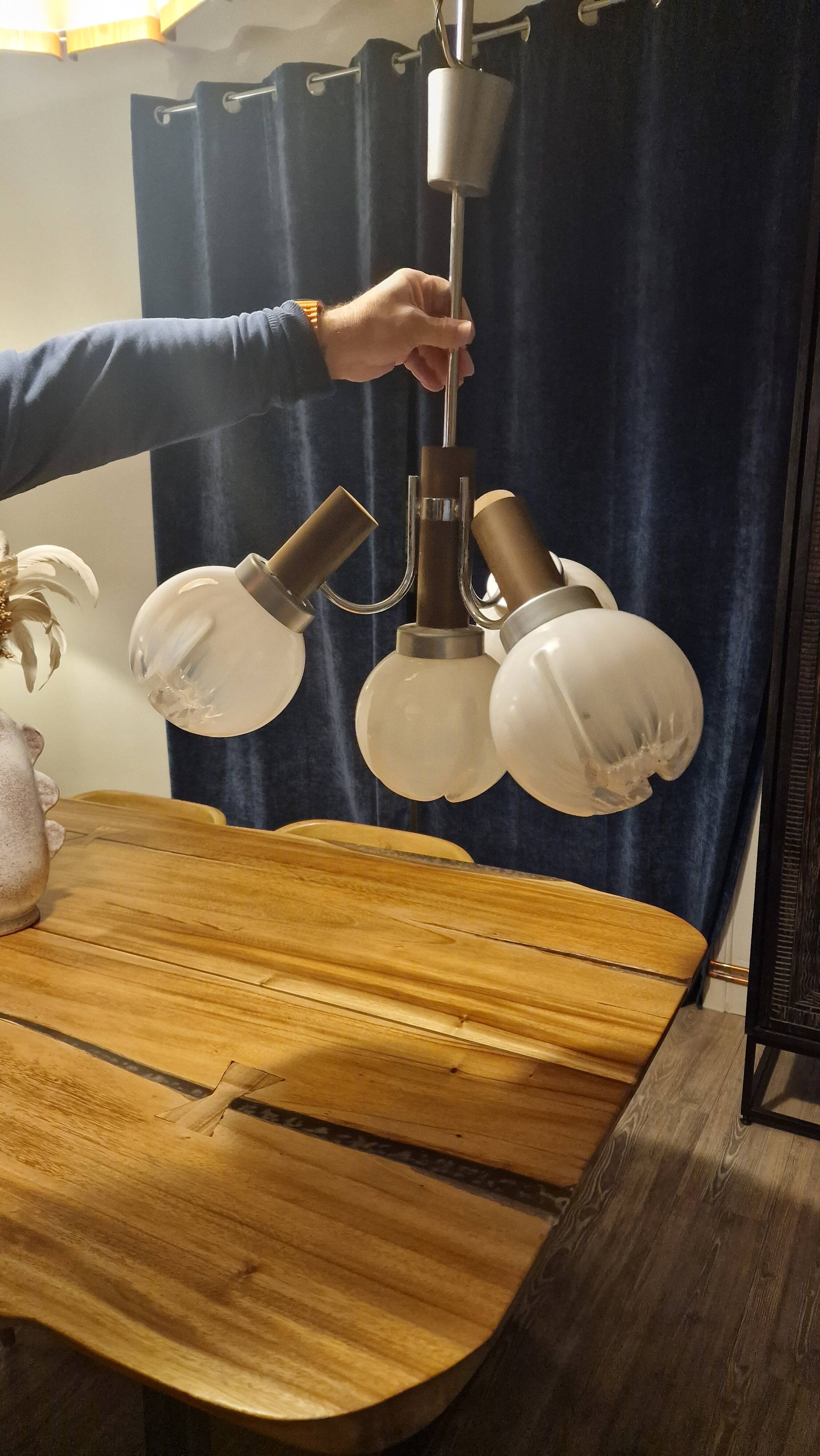 Lustre style Mazzega Murano