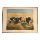 Lithograph of Zarou