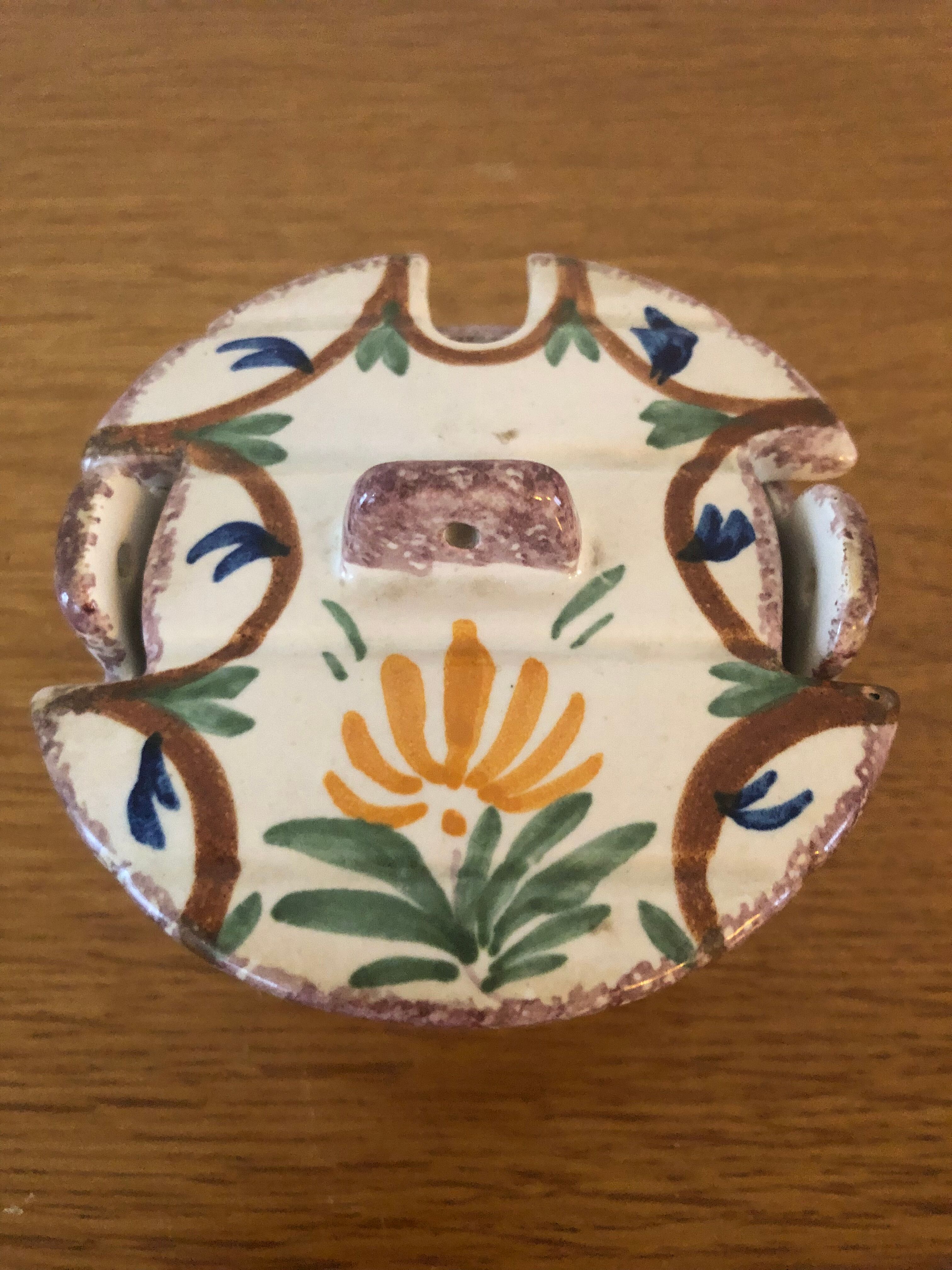 Old earthenware mustard maker grey poupon dijon