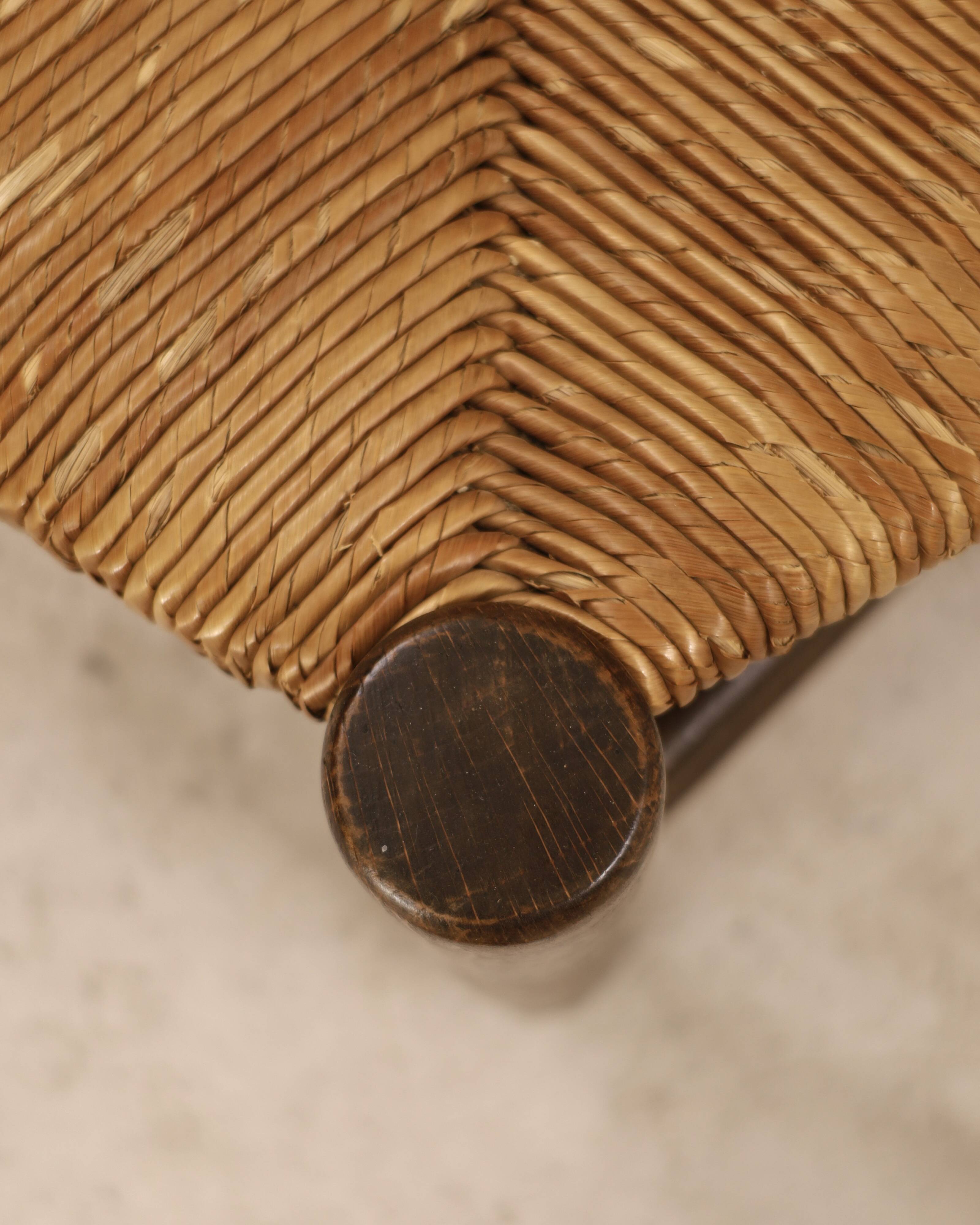 Set of four dlg chairs by Georges Robert, France, 1960s.