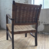 Bridge armchair Vroom and Dreesman in rope