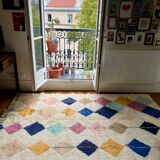 Berber handmade rug Beni Ouarain 100% wool