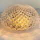APPLIQUE Semi-Crystal Ceiling Light 1950s