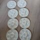 8 old Longchamp oyster plates