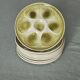 Lot of 8 vintage oyster plates moulin des loups - sage green - fran