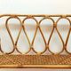 Vintage rattan shelf from the 1970s