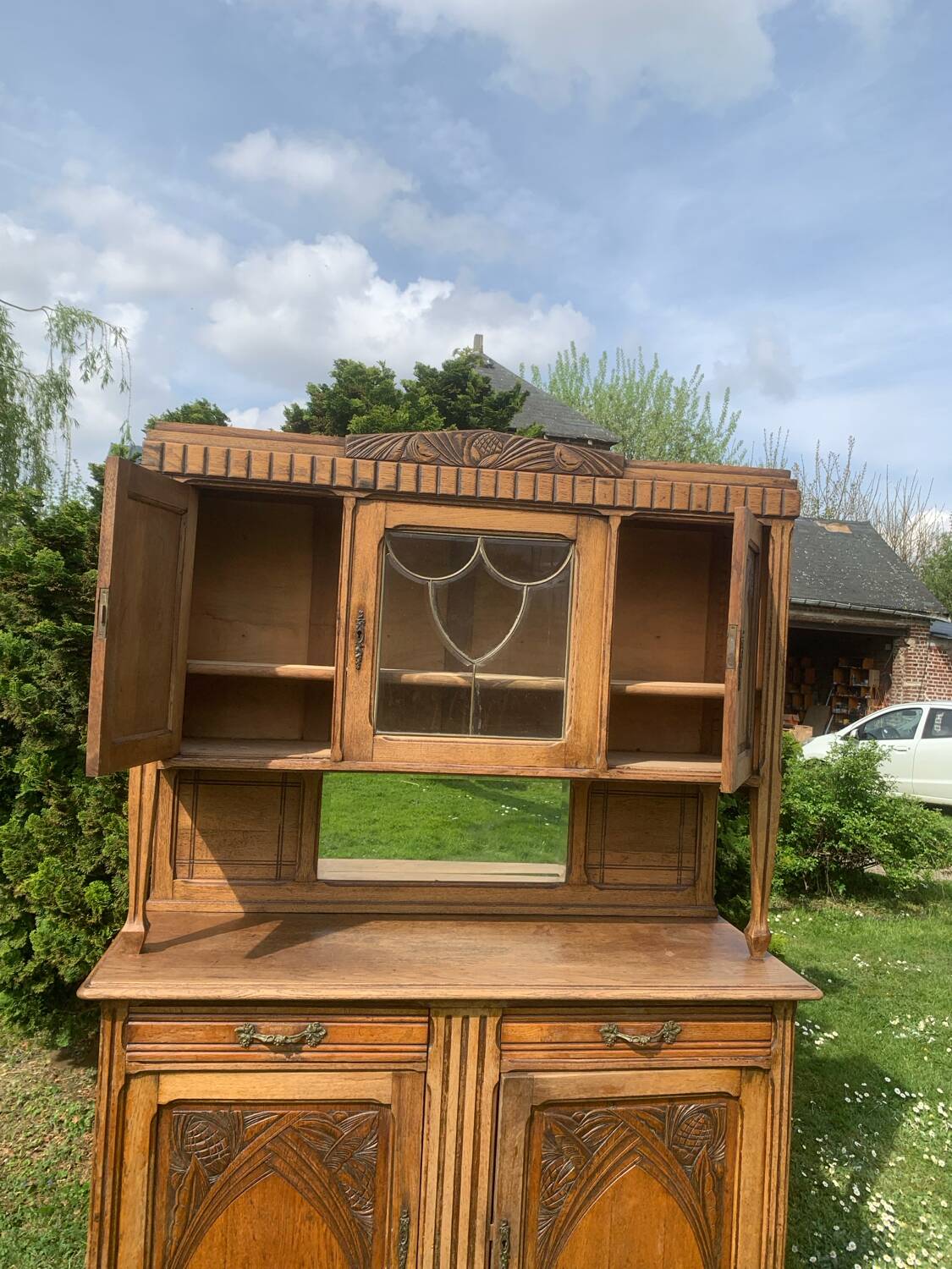 Art Deco Oak Sideboard