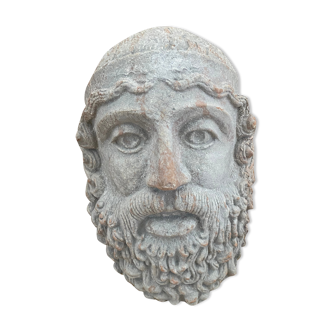 Terracotta head mask, Homere