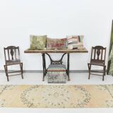 3x9 Beige & Yellow Turkish Vintage Runner Rug, 80x281Cm SK 23538