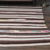 Vintage kilim rug for living room 189x259