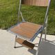 Chrome and formica stepladder chair from the 60s/70s
